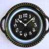 EMES, Deep Green Vintage Ceramic Wall Clock