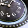 EMES, Deep Green Vintage Ceramic Wall Clock - Image 3