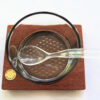 Vintage Danish Teak and Glass Jam Pot - Image 4