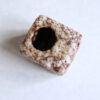 Vintage Fat Lava Ceramic Cube Vase - Image 5