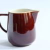 Vintage Jug Ceramic Glossy Brown Ceramic - Image 4
