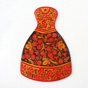 Vintage Russian Floral Cutting Board