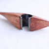 Vintage Teak Wood Shark-Shaped Bottle Opener - Image 5