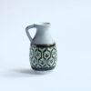 Vintage Ü-Keramik Blue Ceramic Vase, Mid Century - Image 3