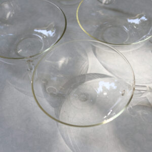 Vintage Jenaer Glass 6-Piece Heat-Resistant Cups