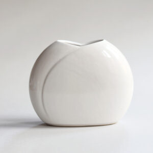 Vintage Bay Keramik White Ceramic Vase