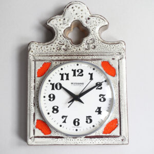 Vintage Ceramic Wall Clock by Blessing – Made in Germany