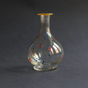 Vintage Hand-Painted Glass Vase