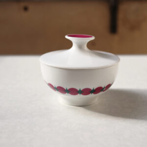 Vintage Thomas Ceramic Sugar Pot with Geometric Pattern