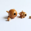 Vintage Wooden Pig Salt and Pepper Shakers Set - Image 5