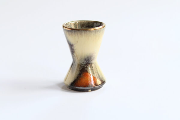 Bay Keramik Vintage Ceramic Hourglass-Shaped Vase - Image 4