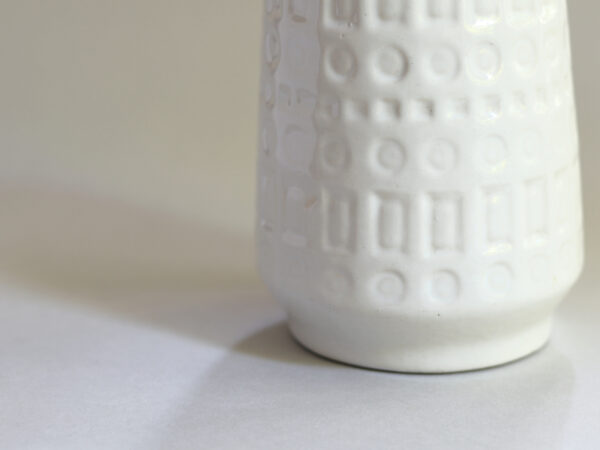 Vintage Scheurich 260-18 Vase Cream White West German Pottery - Image 2