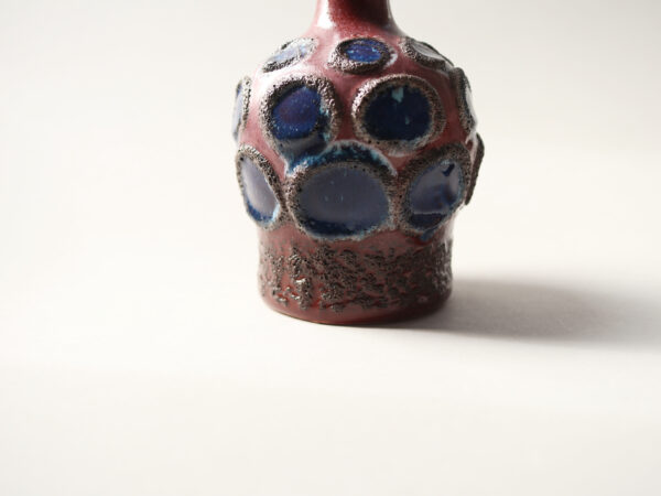 VEB Strehla Fat Lava Ceramic Jug Vase, GDR - Image 6