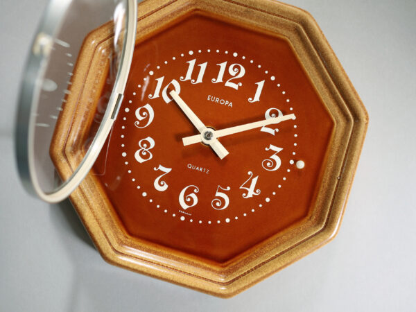 Vintage Ceramic Wall Clock by Europa - Image 2