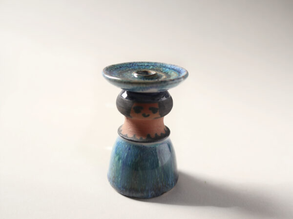 Vintage Danish Ceramic Candle Holder, 60s Scandinavian Design - Image 6