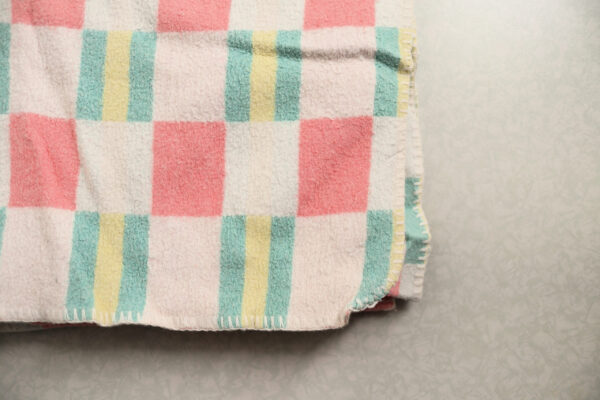 Vintage Flannel Baby Blanket from DDR