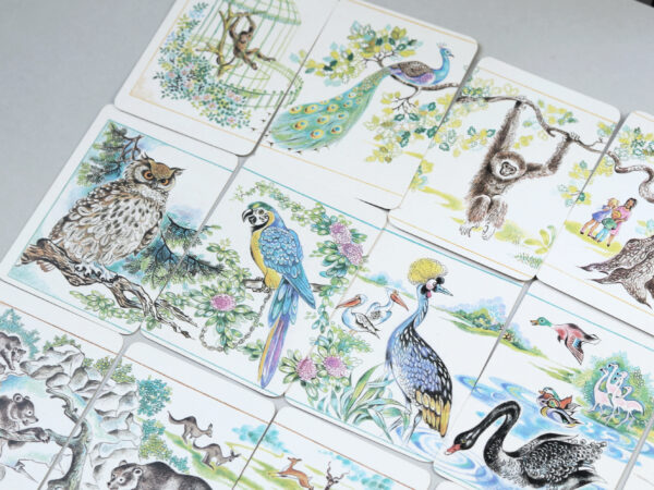 Vintage “Im Tierpark” Zoo Puzzle Card Game (1988) - Image 3