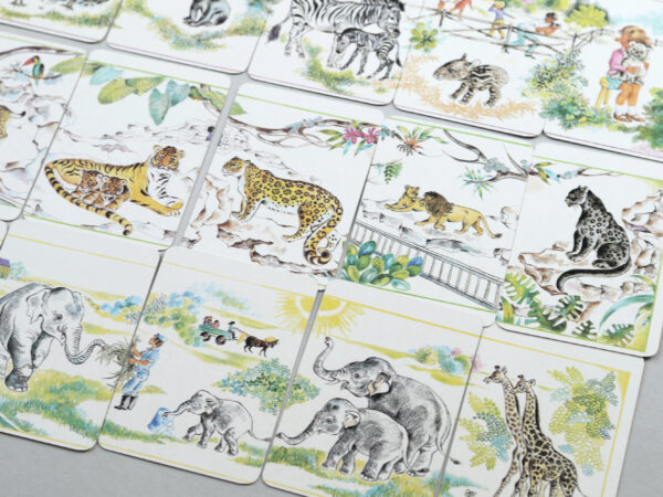 Vintage “Im Tierpark” Zoo Puzzle Card Game (1988) - Image 5