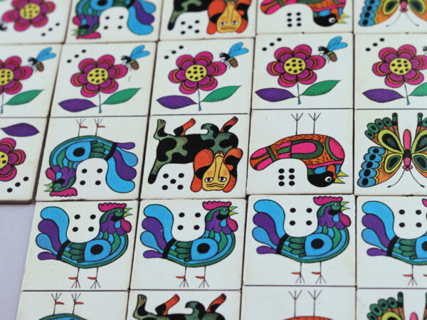 Vintage 1970s Jumbo Animal Domino Game - Made in Holland - Image 2