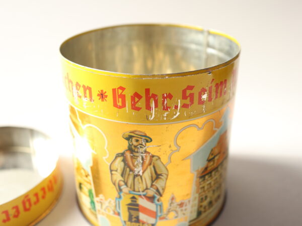 Vintage Nuremberg Lebkuchen Tin - Gebr. Seim Norica - Image 5