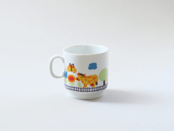 Vintage Thomas Germany Kids Mug with Train & Giraffe Design