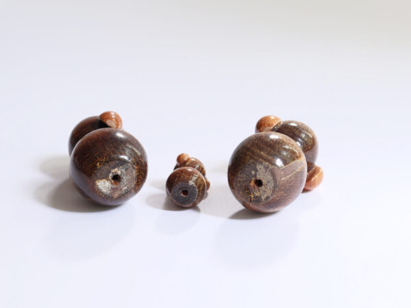 Vintage Wooden Dog Figurine Trio - Image 5