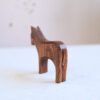 Vintage Wooden Horse Figurine - Image 5