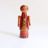 Vintage Wooden Russian Folk Doll