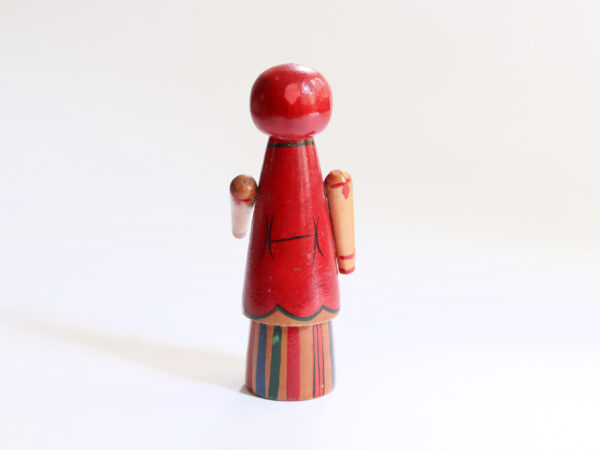 Vintage Wooden Russian Folk Doll - Image 6